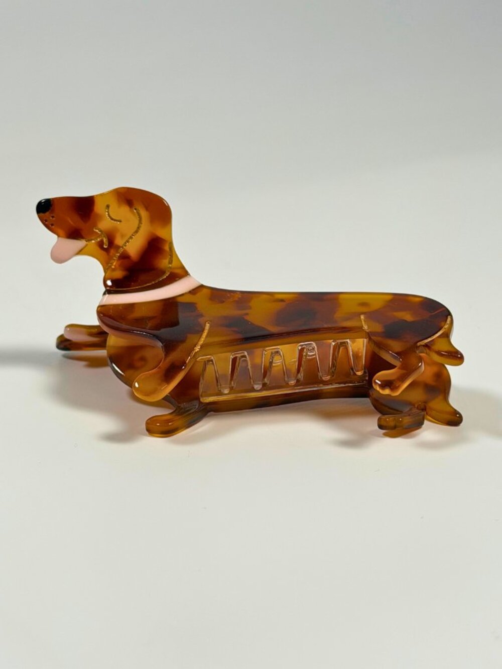 Cute Dachshund Wiener Dog Hair Claw Clip Acetate Hair Accessory
